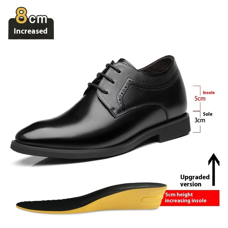 Business Formal Wear Leather Shoes Men's Pointed Casual Shoes - Image 4