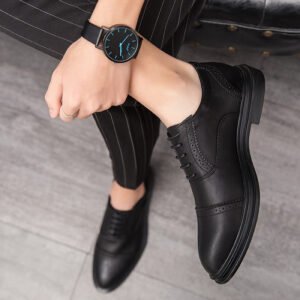 Casual Shoes Korean Version Of England Added Gao Lok Fu Shoes