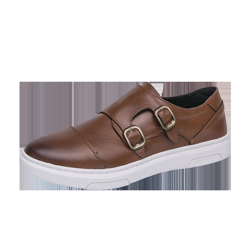 Genuine Leather Plus Size Men's Shoes Leather Shoes Flat All-match - Image 7