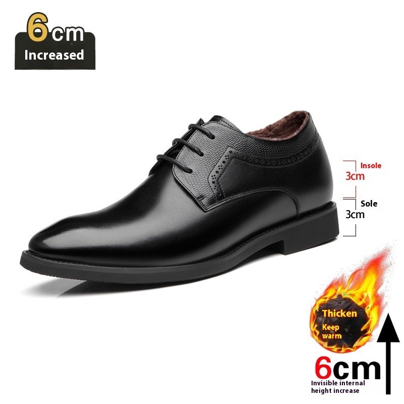 Business Formal Wear Leather Shoes Men's Pointed Casual Shoes - Image 5